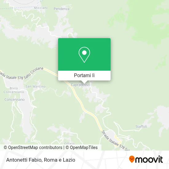 Mappa Antonetti Fabio