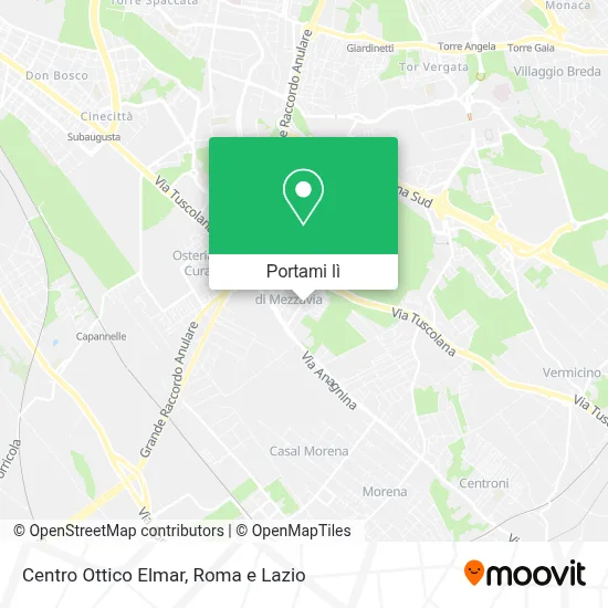 Mappa Centro Ottico Elmar