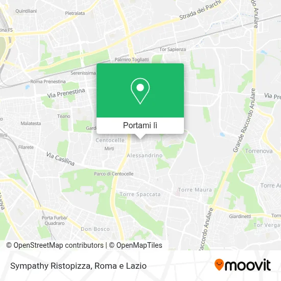Mappa Sympathy Ristopizza