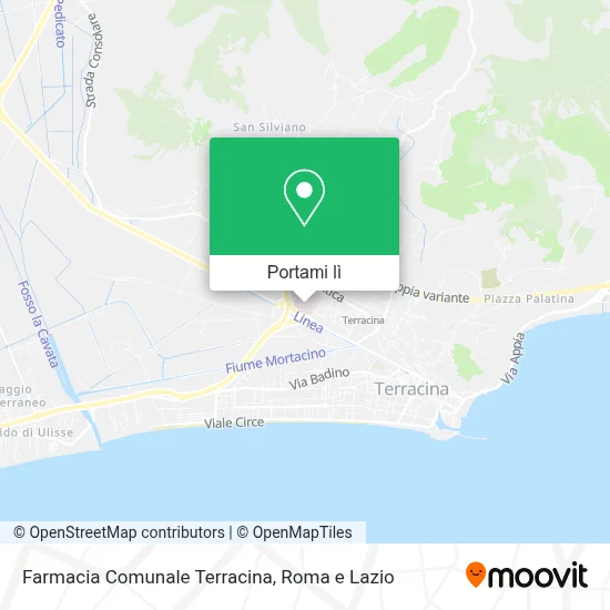 Mappa Farmacia Comunale Terracina