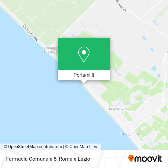 Mappa Farmacia Comunale 5