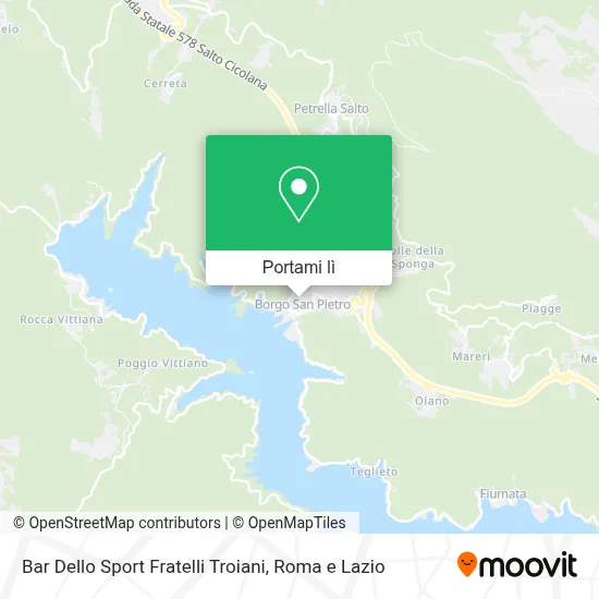 Mappa Bar Dello Sport Fratelli Troiani