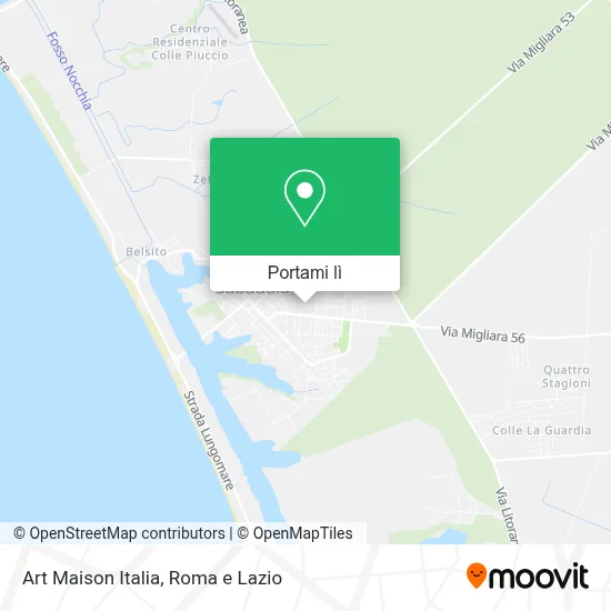 Mappa Art Maison Italia