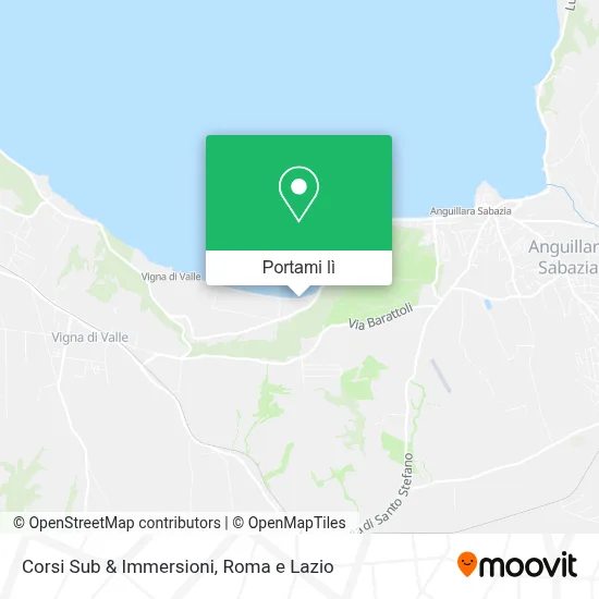 Mappa Corsi Sub & Immersioni