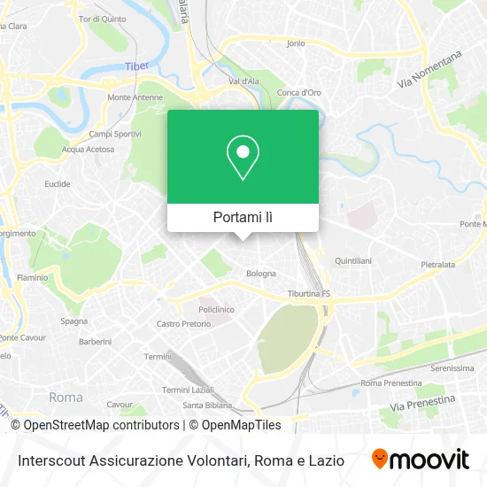 Mappa Interscout Assicurazione Volontari
