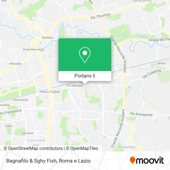 Mappa Bagnafilo & Sghy Fish