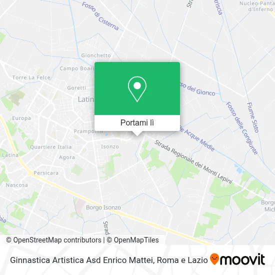 Mappa Ginnastica Artistica Asd Enrico Mattei