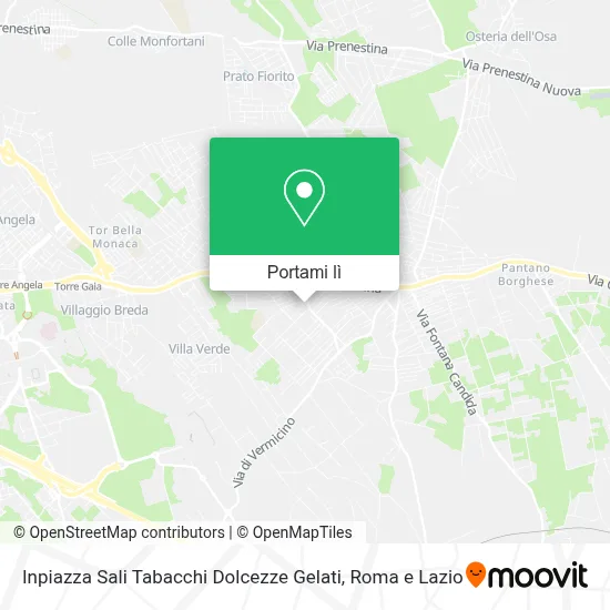 Mappa Inpiazza Sali Tabacchi Dolcezze Gelati