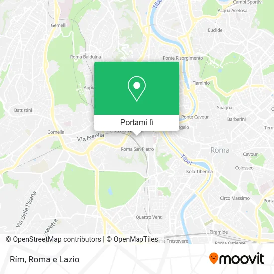 Mappa Rím