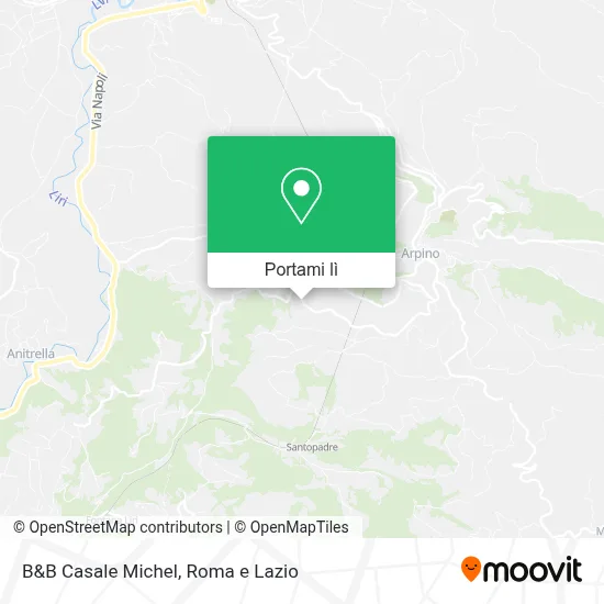 Mappa B&B Casale Michel