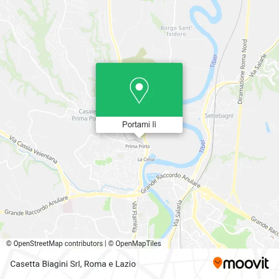 Mappa Casetta Biagini Srl