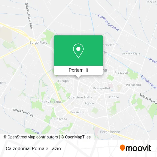 Mappa Calzedonia