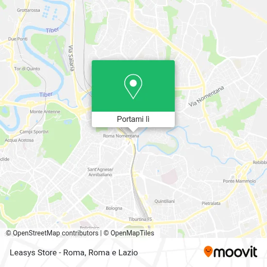 Mappa Leasys Store - Roma