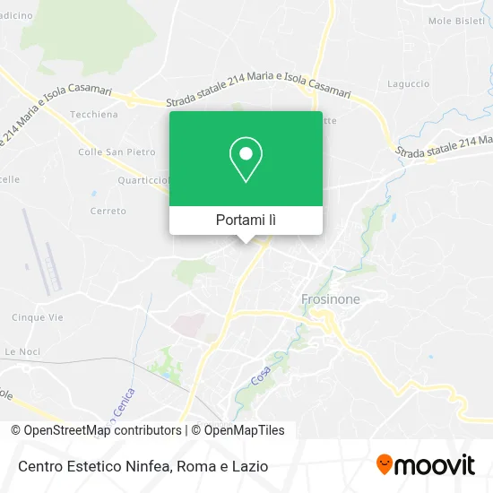Mappa Centro Estetico Ninfea