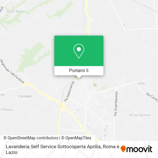 Mappa Lavanderia Self Service Sottocoperta Aprilia