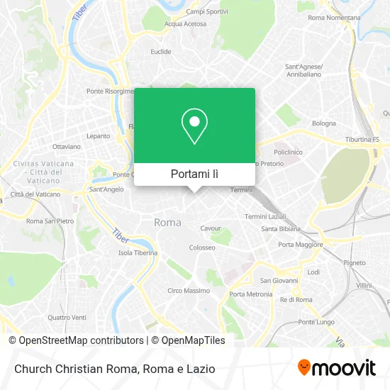 Mappa Church Christian Roma