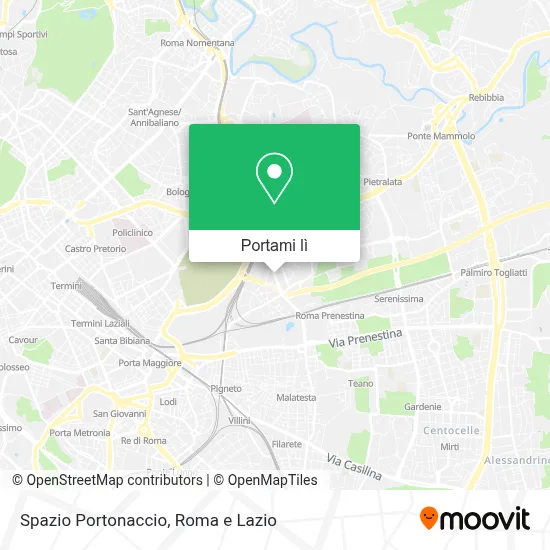 Mappa Spazio Portonaccio