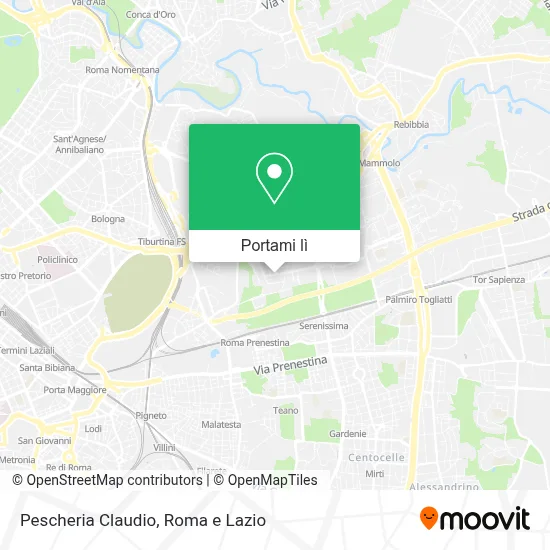 Mappa Pescheria Claudio