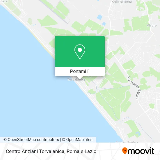 Mappa Centro Anziani Torvaianica