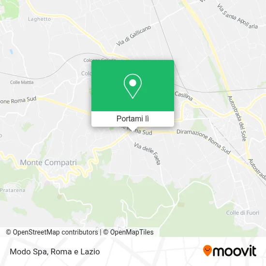 Mappa Modo Spa