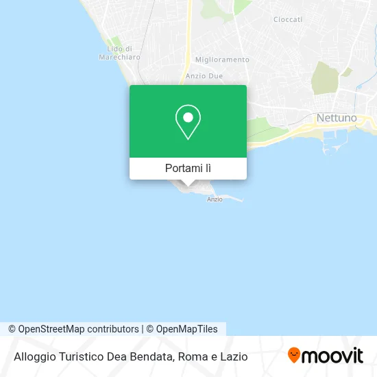 Mappa Alloggio Turistico Dea Bendata