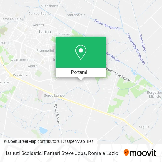 Mappa Istituti Scolastici Paritari Steve Jobs