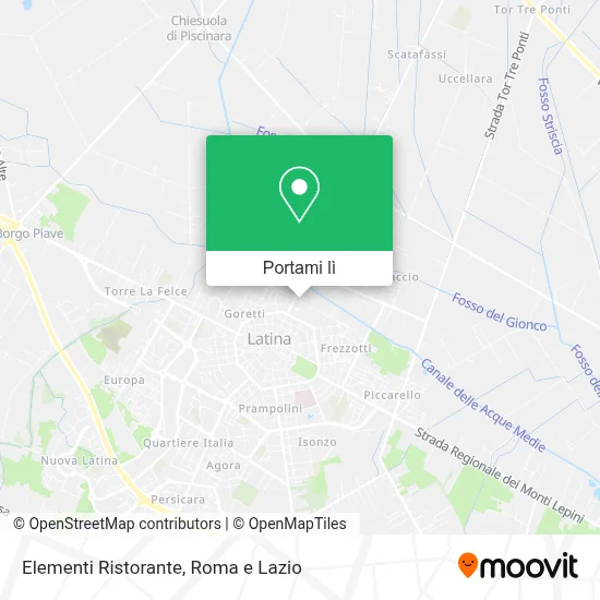 Mappa Elementi Ristorante