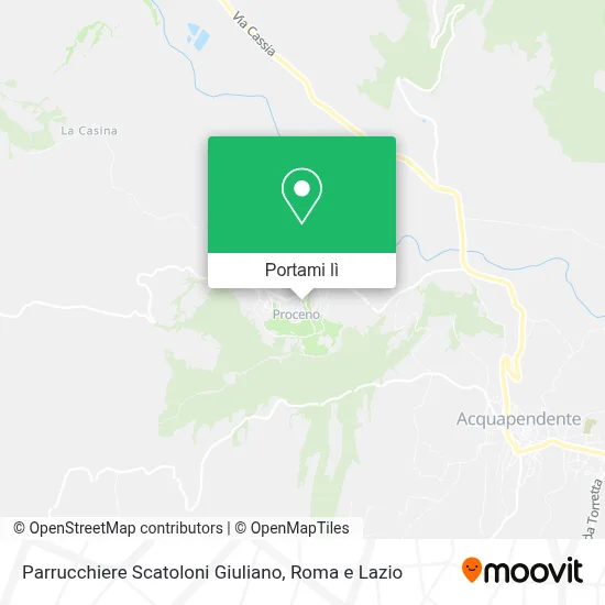 Mappa Parrucchiere Scatoloni Giuliano