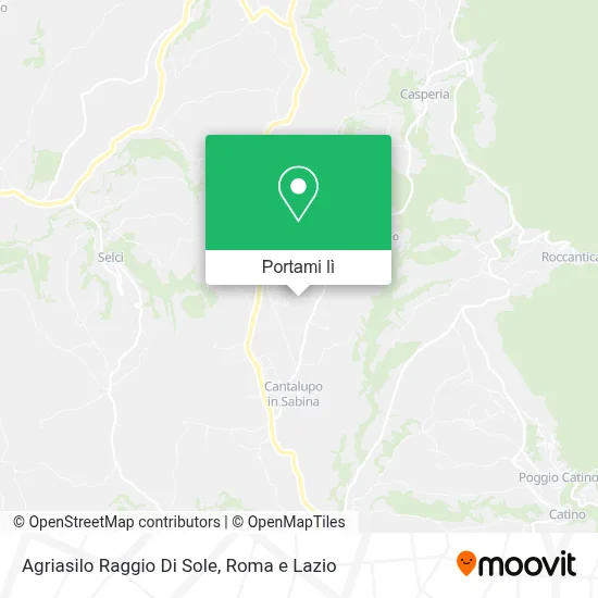 Mappa Agriasilo Raggio Di Sole