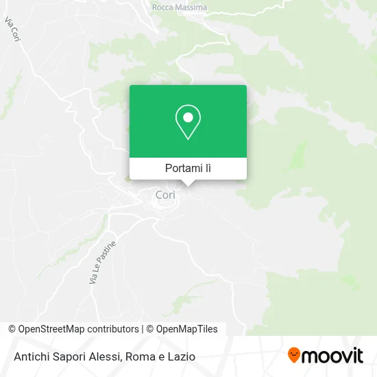 Mappa Antichi Sapori Alessi