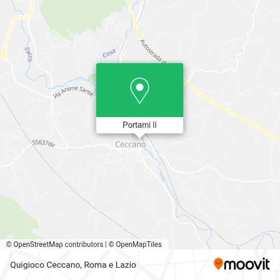 Mappa Quigioco Ceccano
