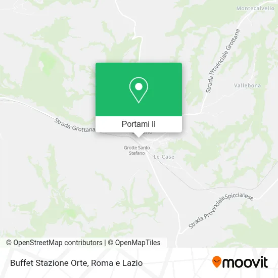 Mappa Buffet Stazione Orte