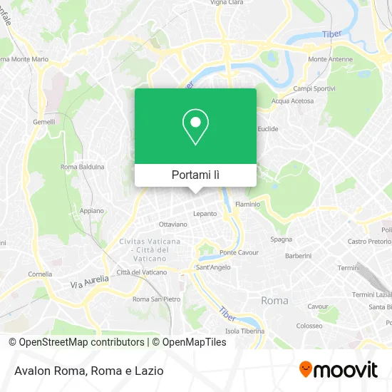 Mappa Avalon Roma