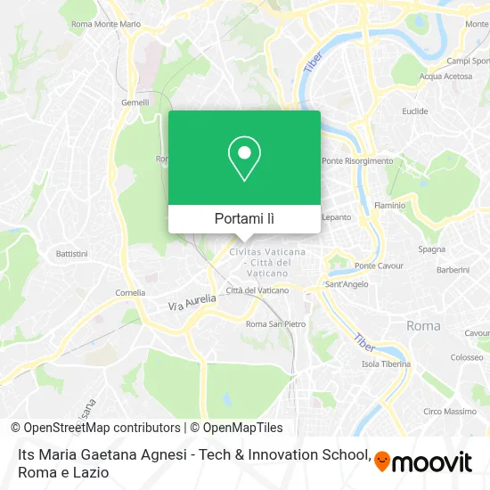 Mappa Its Maria Gaetana Agnesi - Tech & Innovation School
