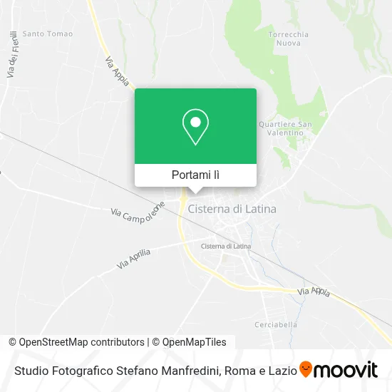 Mappa Studio Fotografico Stefano Manfredini