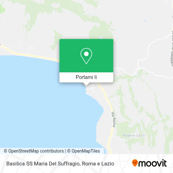 Mappa Basilica SS Maria Del Suffragio