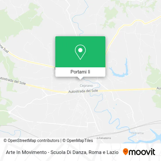 Mappa Arte In Movimento - Scuola Di Danza