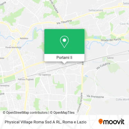 Mappa Physical Village Roma Ssd A RL