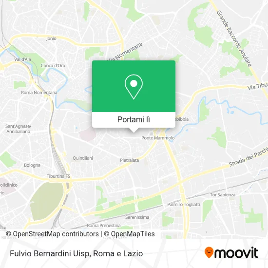 Mappa Fulvio Bernardini Uisp