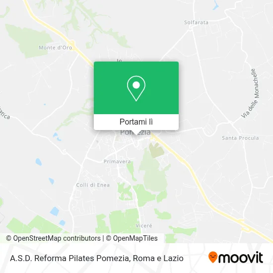 Mappa A.S.D. Reforma Pilates Pomezia