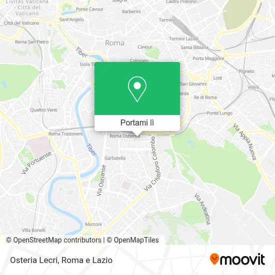 Mappa Osteria Lecri