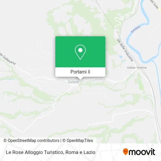 Mappa Le Rose Alloggio Turistico