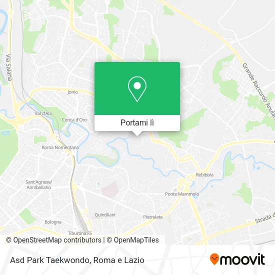 Mappa Asd Park Taekwondo