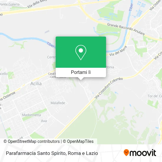 Mappa Parafarmacia Santo Spirito