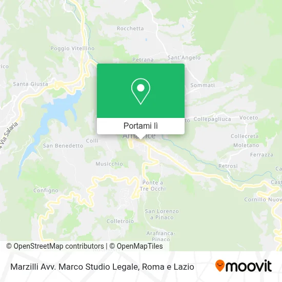 Mappa Marzilli Avv. Marco Studio Legale