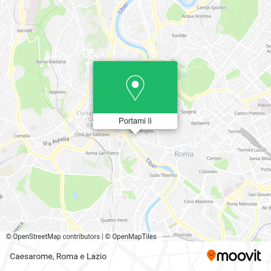 Mappa Caesarome
