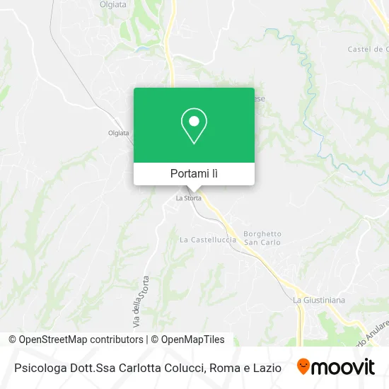 Mappa Psicologa Dott.Ssa Carlotta Colucci