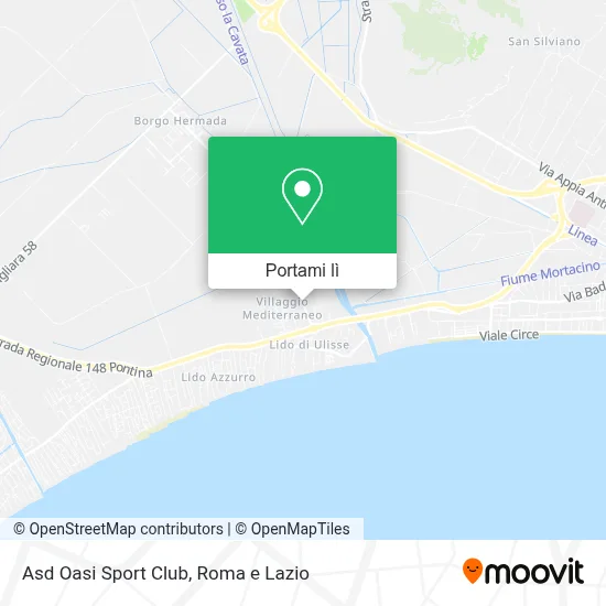 Mappa Asd Oasi Sport Club