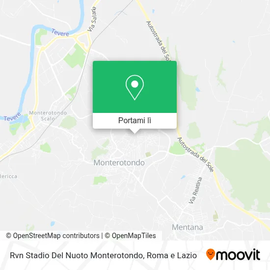 Mappa Rvn Stadio Del Nuoto Monterotondo