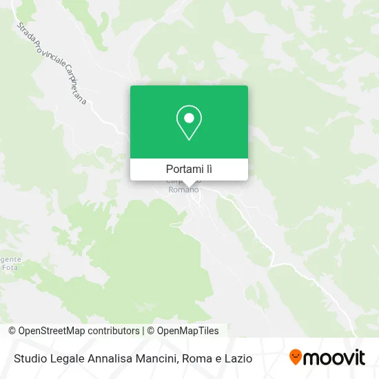Mappa Studio Legale Annalisa Mancini